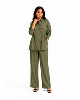 Green Soft Tailored Set