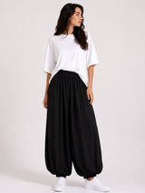 Black Balloon Trousers