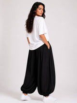 Black Balloon Trousers