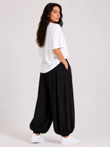 Black Balloon Trousers