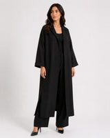 Relaxed Fit Long Coat Black