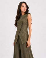 Olive V-Cut Embroidery Set