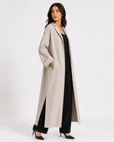 Relaxed Fit Long Coat Beige