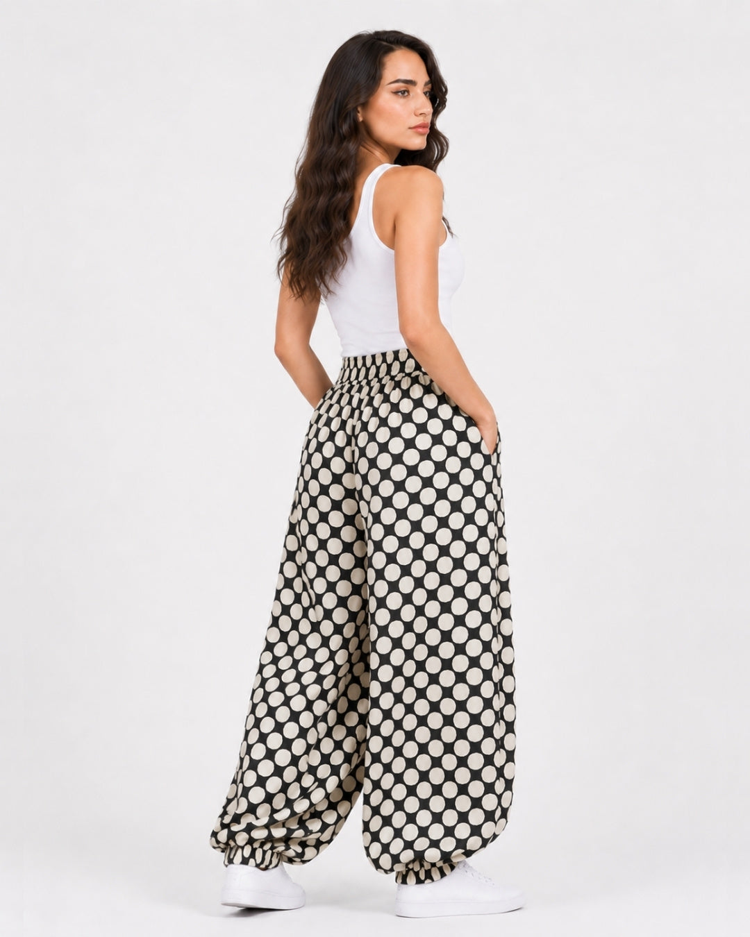 Polka Dot Balloon Trousers