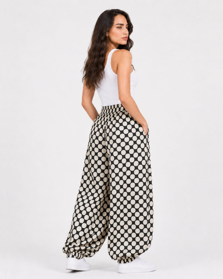 Polka Dot Balloon Trousers