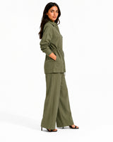 Green Soft Tailored Set