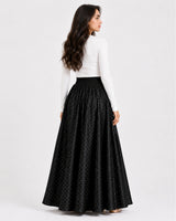 Black Polka Dot Skirt