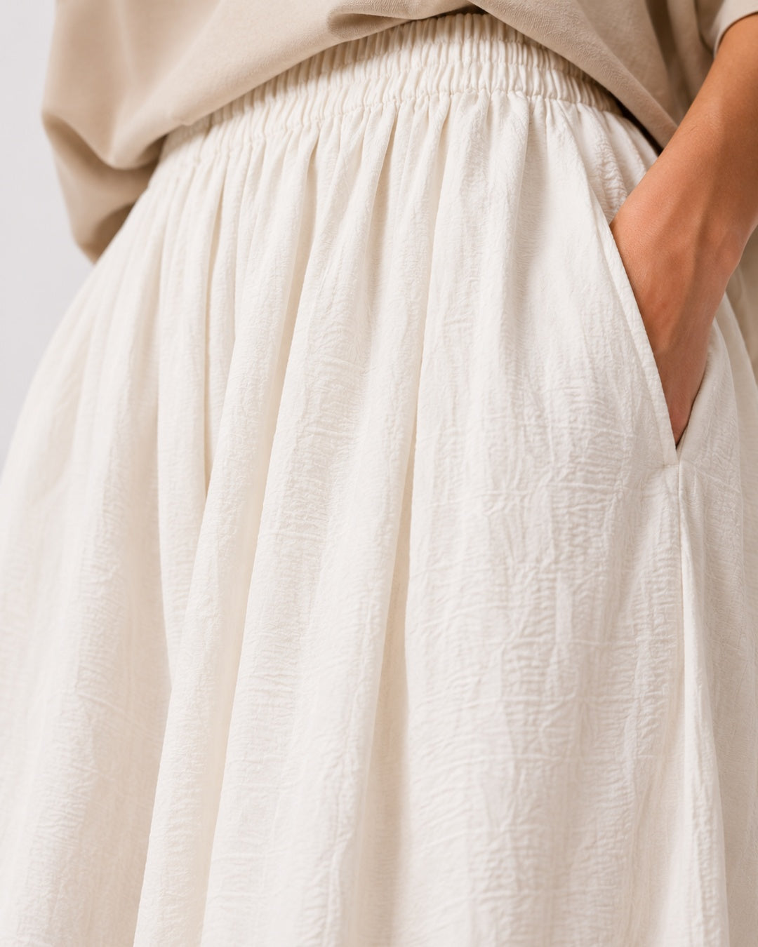 White Balloon Trousers