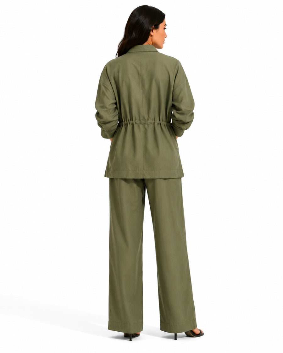 Green Soft Tailored Set