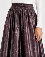 Brown Polka Dot Skirt