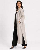 Relaxed Fit Long Coat Beige