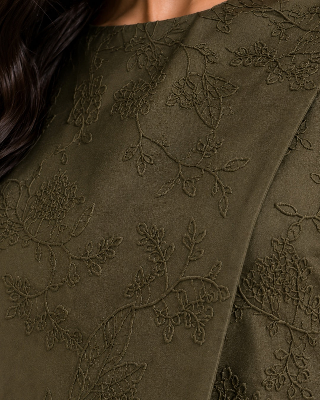 Olive V-Cut Embroidery Set