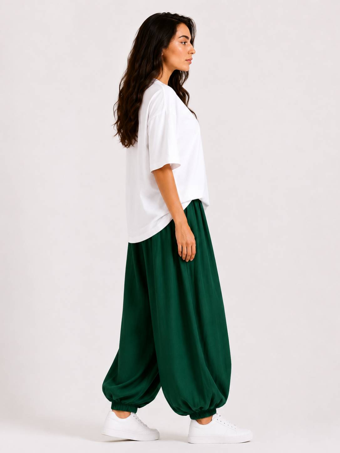 Teal Balloon Trousers