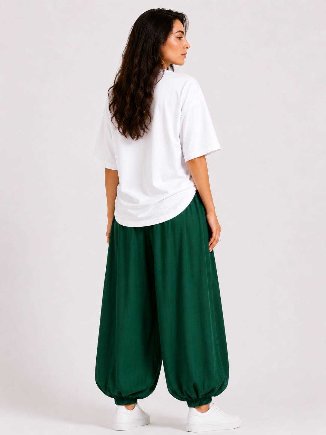 Teal Balloon Trousers